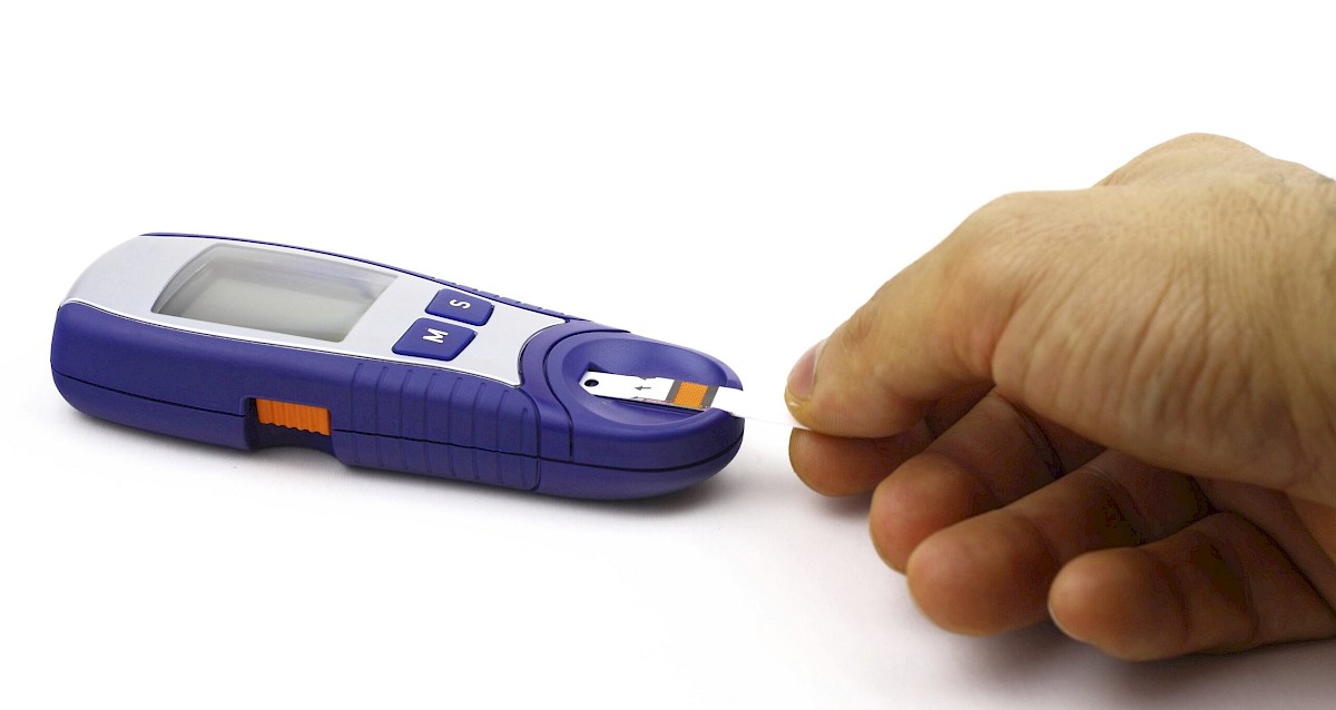 blood glucose test strip