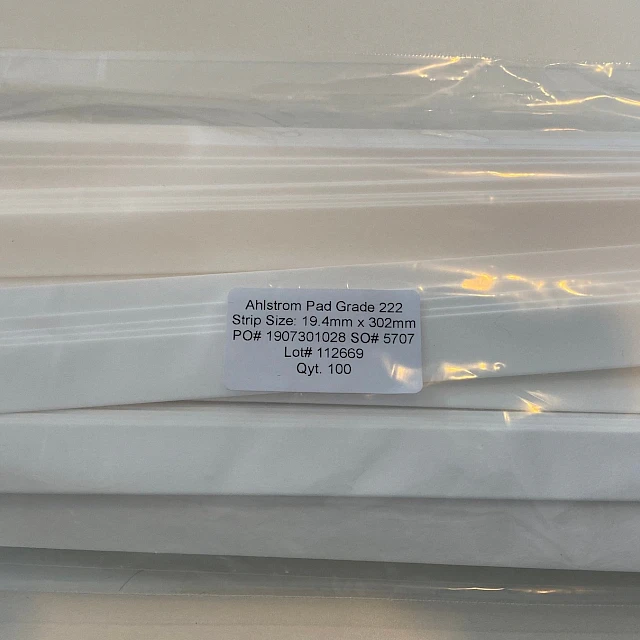 Ahlstrom grade 222 strips in bag