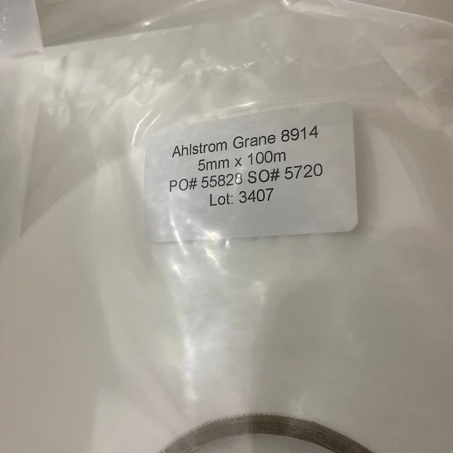 Ahlstrom grade 8914 bagged roll label
