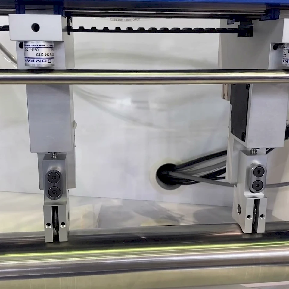Autoscore slitting knife holders close up