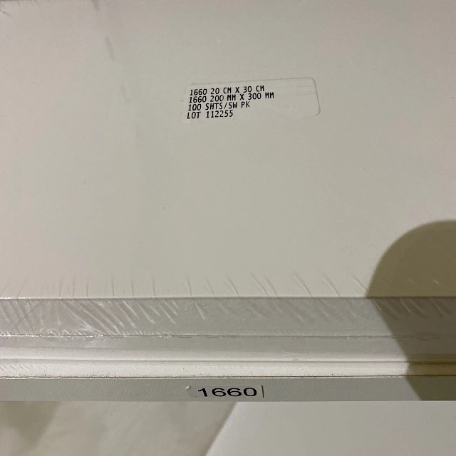 Cytosep 1660 sheet pack on shelf