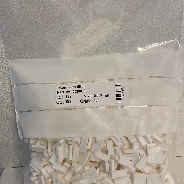 Die cut pads 5x12mm in bag