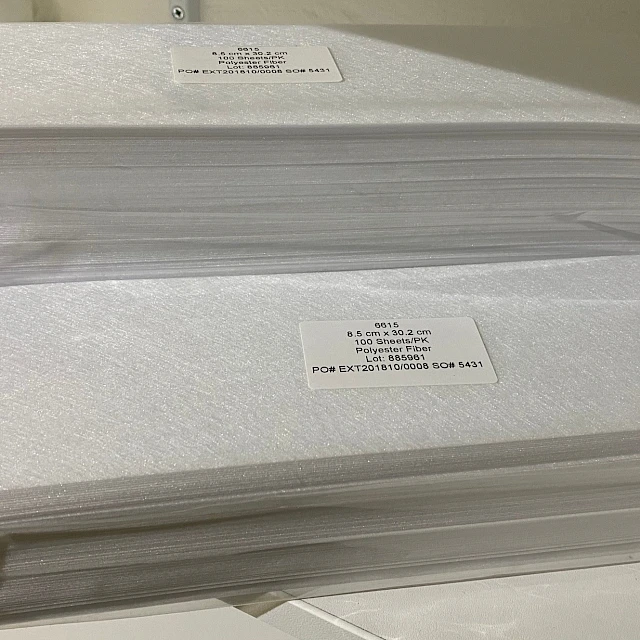 Filter sheet packs with labels