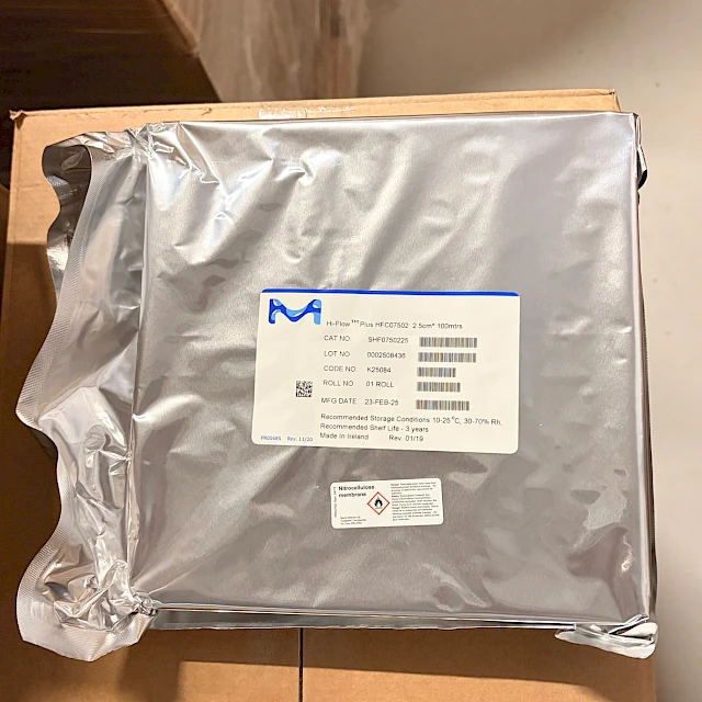 Foil pouch membrane pack on carton