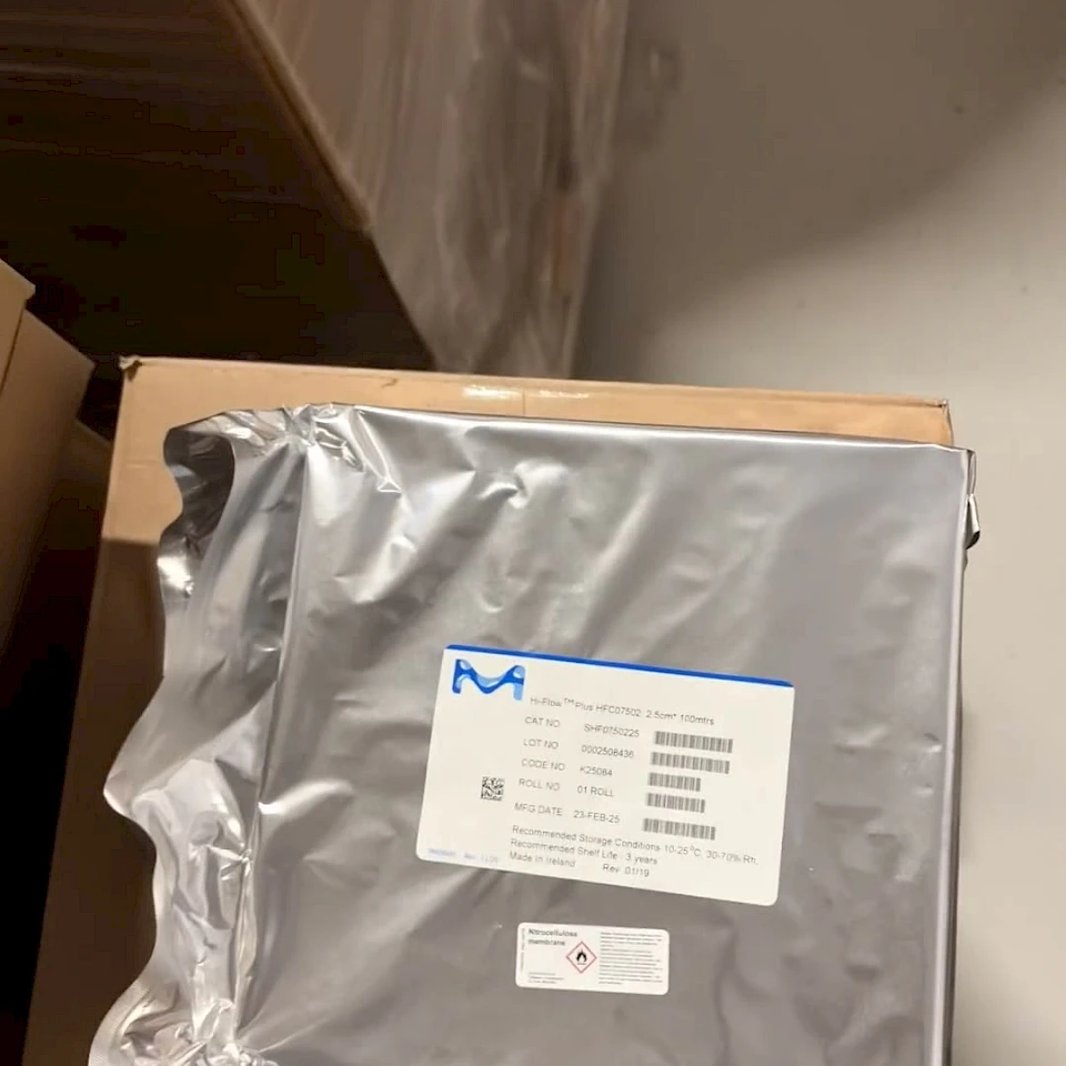 Foil pouch membrane pack on cartons