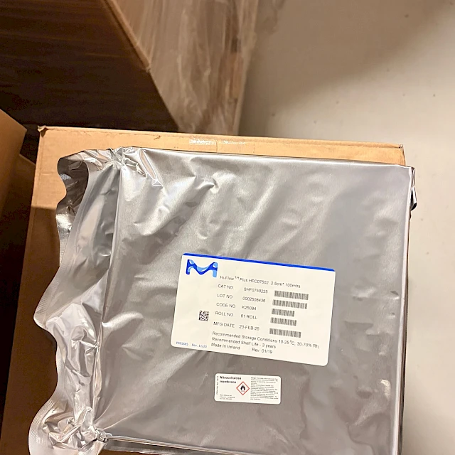 Foil pouch membrane pack on cartons