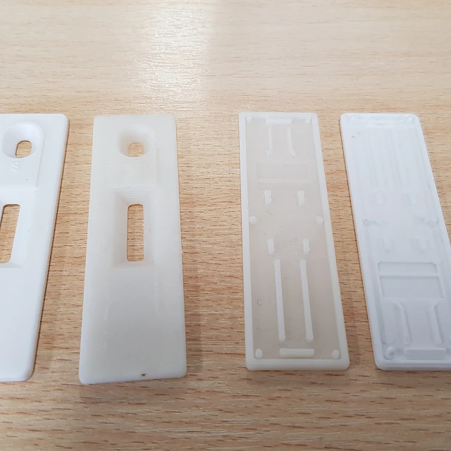 Injection molded test cassettes