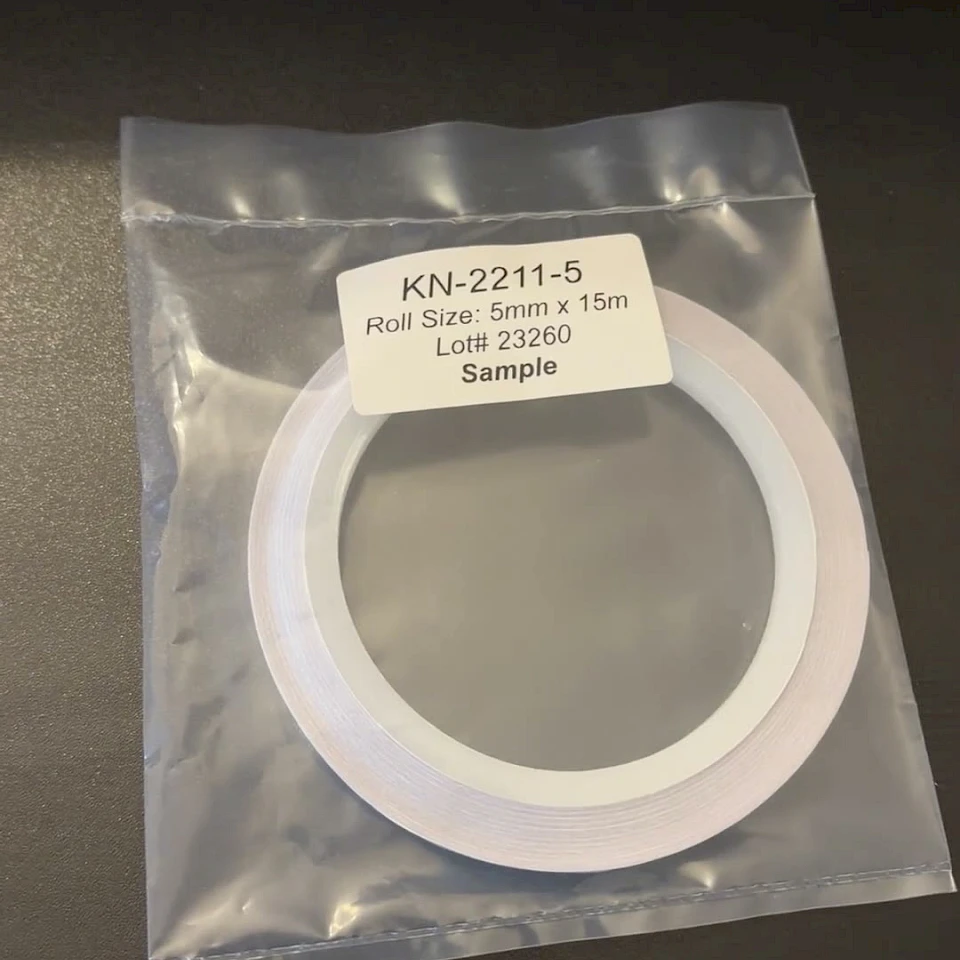 KN 2211 5 sample tape roll in bag
