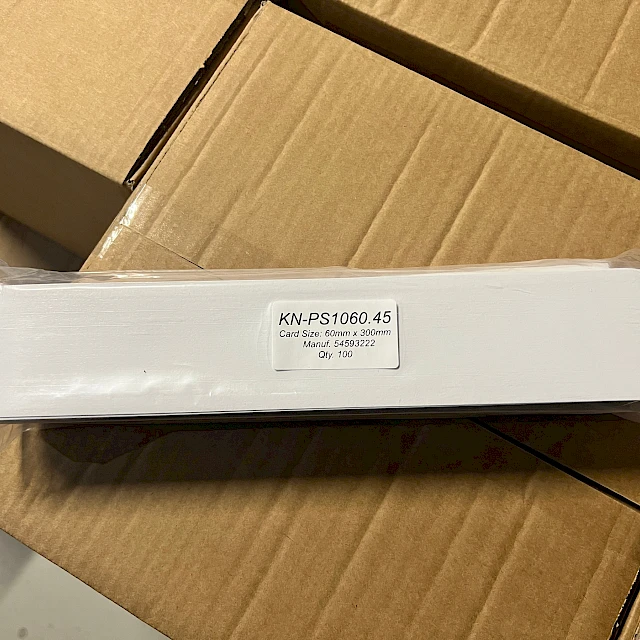 KN ps1060 card bundle in plastic on box