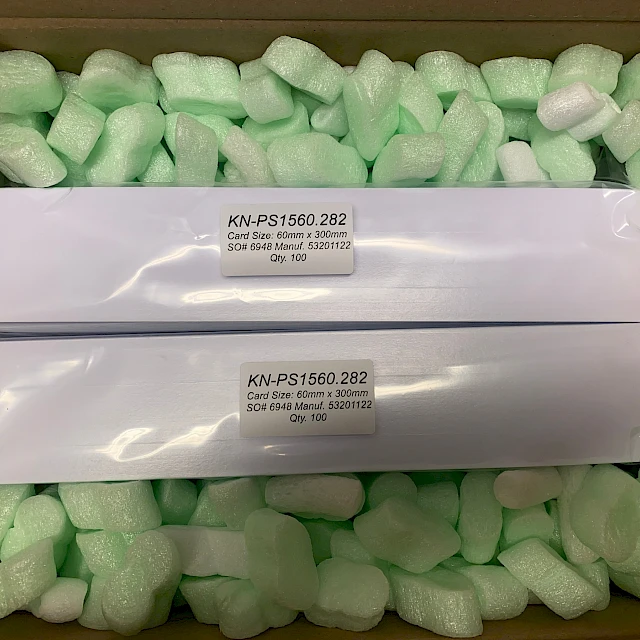 KN ps1560 card packs in green loose fill