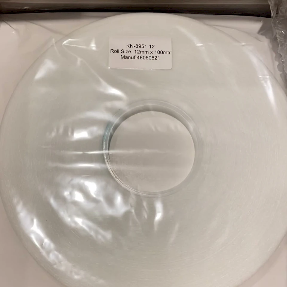 KN roll in box with label