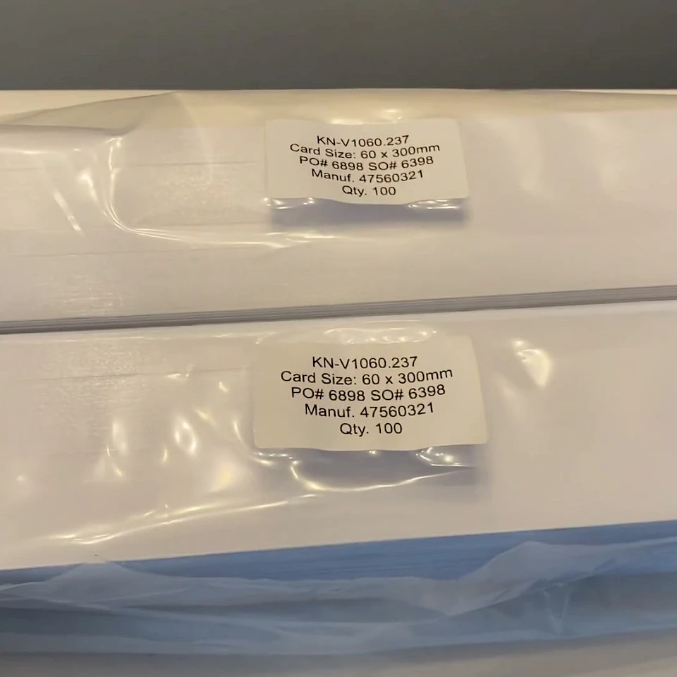 KN v1060 237 card packs labels