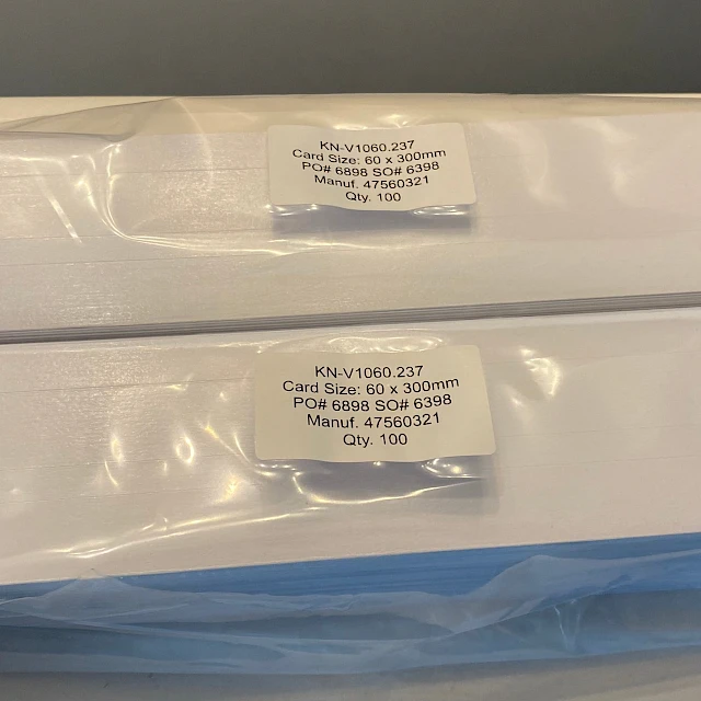 KN v1060 237 card packs labels