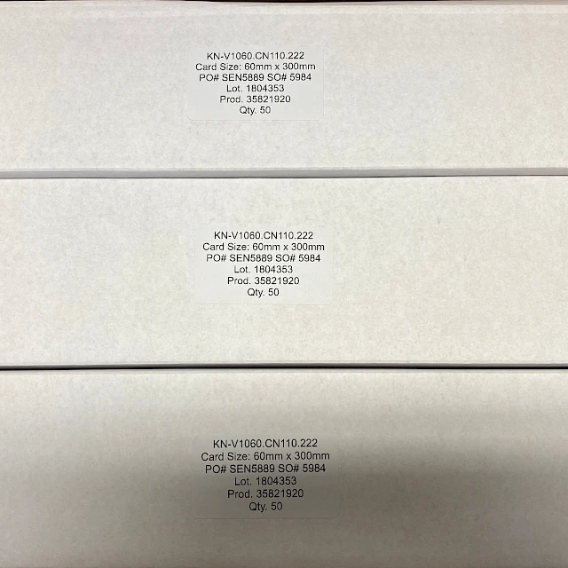KN v1060 cn110 card boxes in carton
