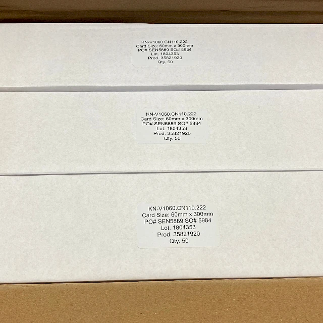 KN v1060 cn110 card boxes in carton