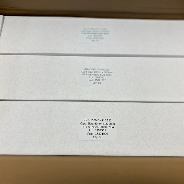 KN v1060 cn110 card boxes in carton