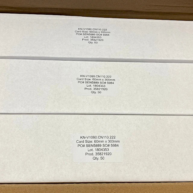 KN v1060 cn110 card boxes in carton