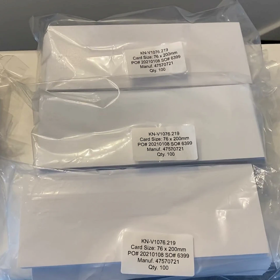 KN v1078 219 card packs labels