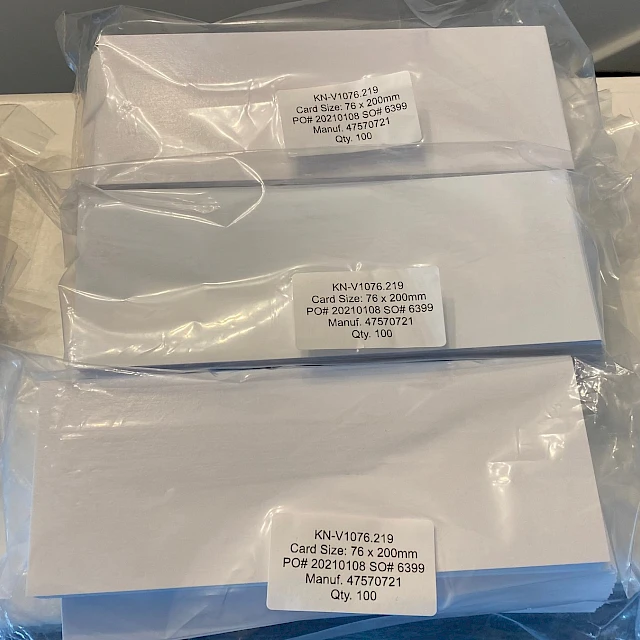 KN v1078 219 card packs labels