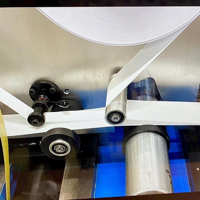 Laminator web path screen photo