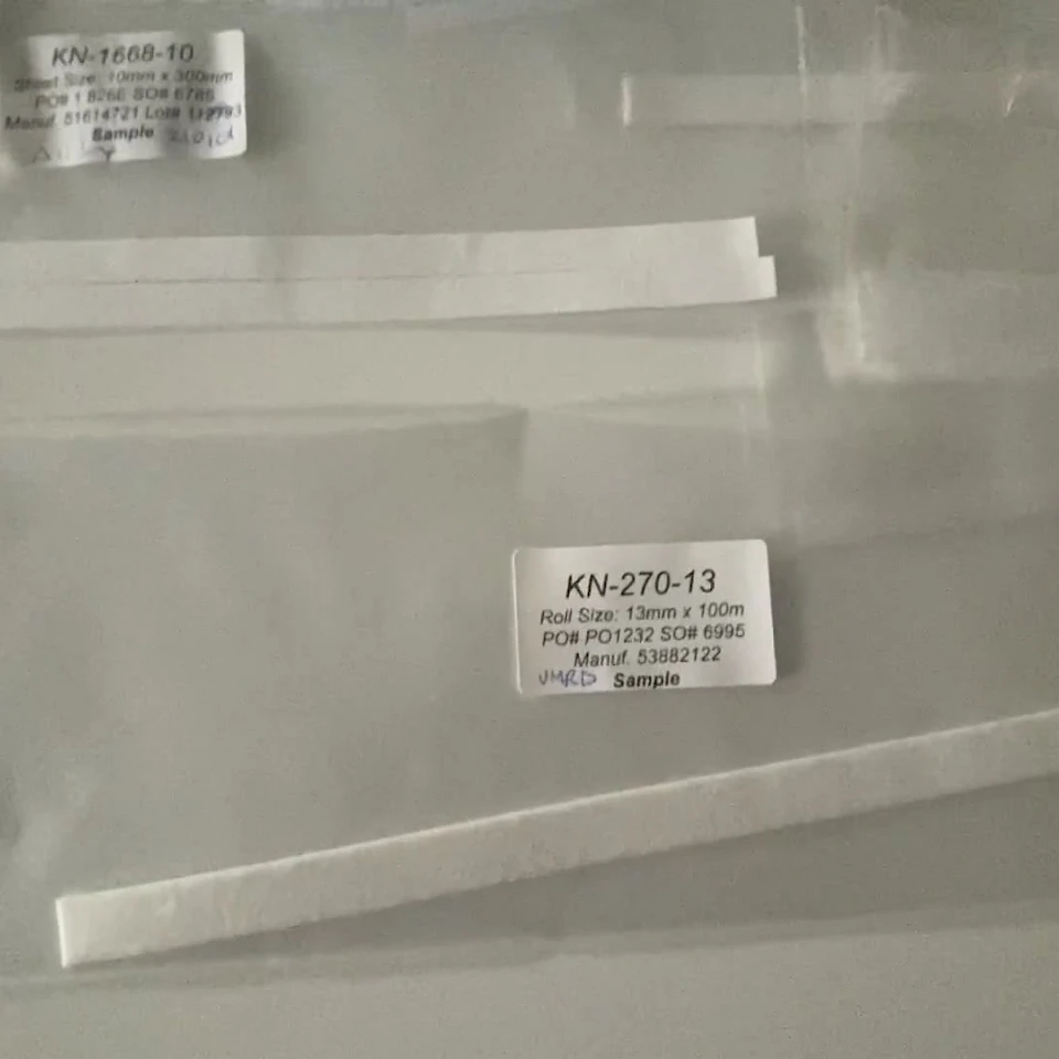 Sample bags KN 270 and KN 1668 strips
