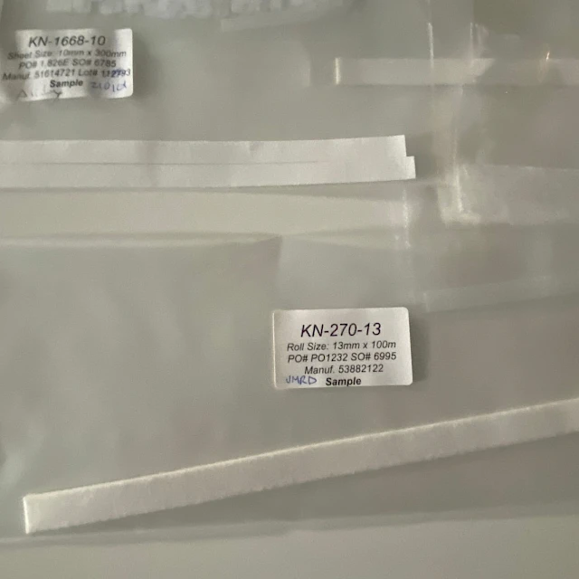 Sample bags KN 270 and KN 1668 strips