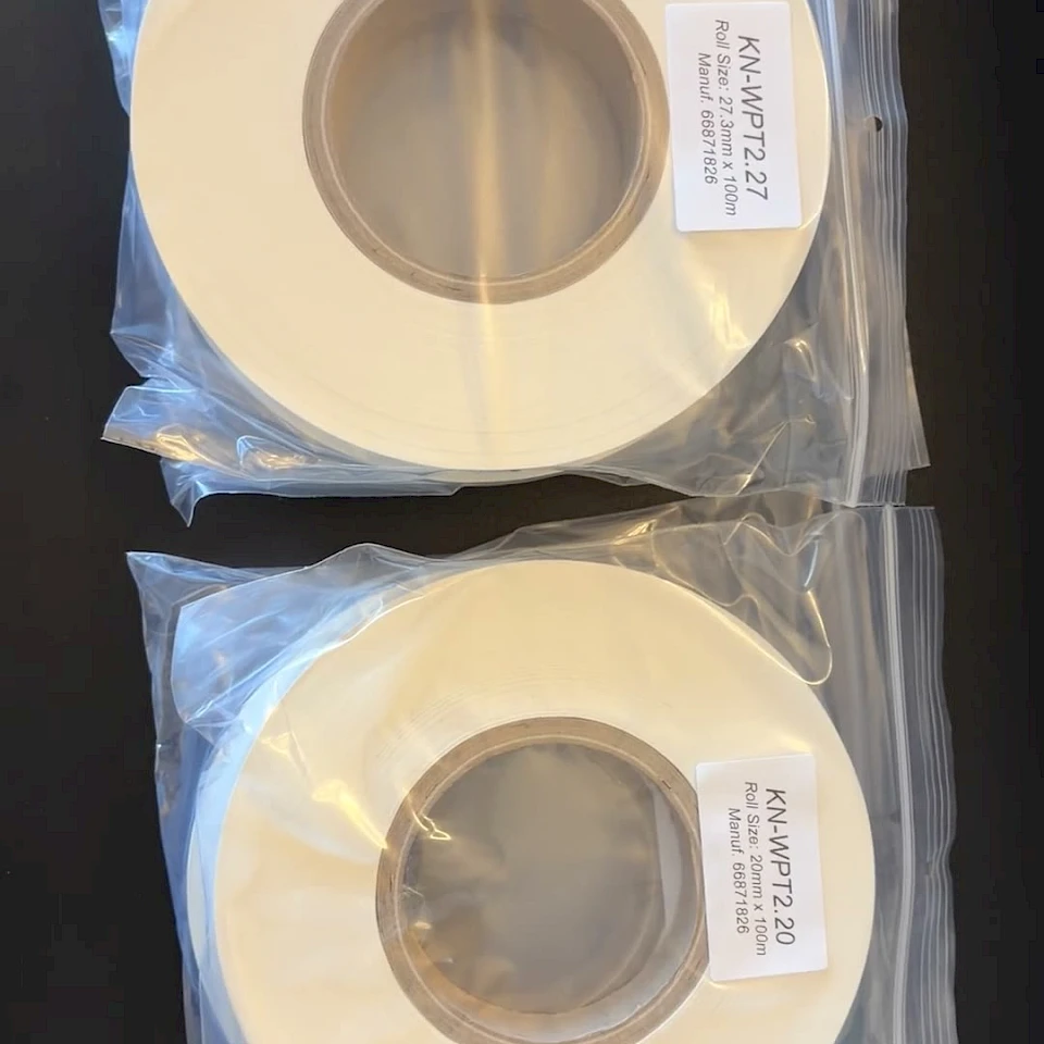 Two KN wpt2 tape rolls in bags