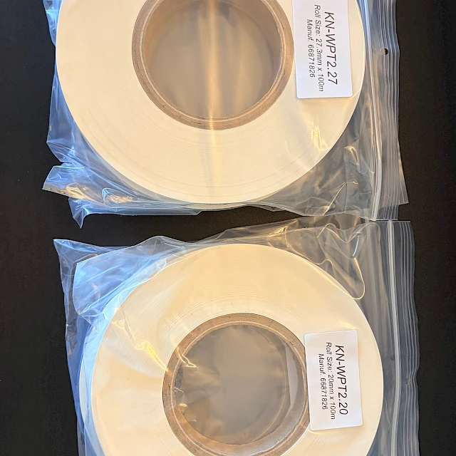Two KN wpt2 tape rolls in bags