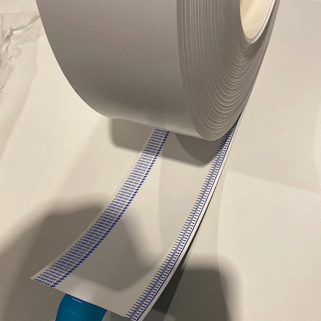 Unisensor printed tape unrolled