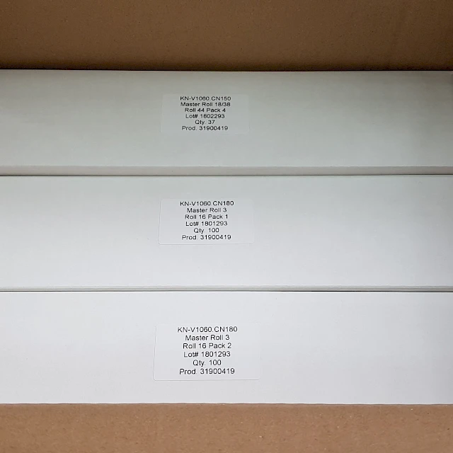 White labelled product boxes in shipping carton