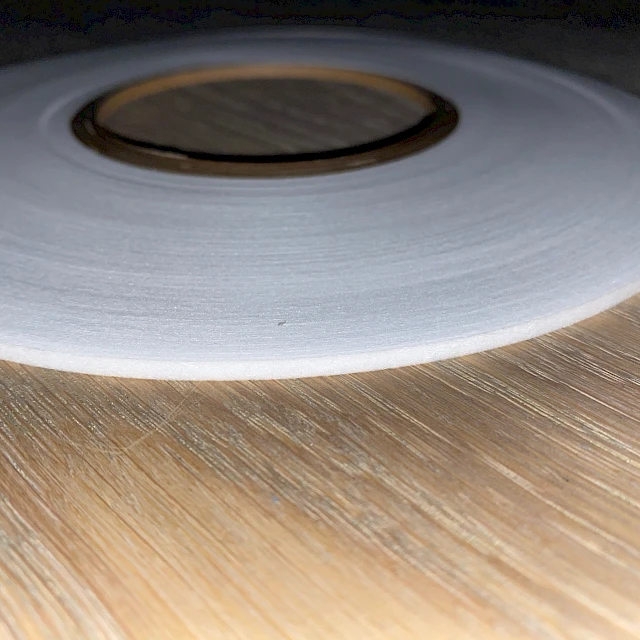 White membrane roll low angle