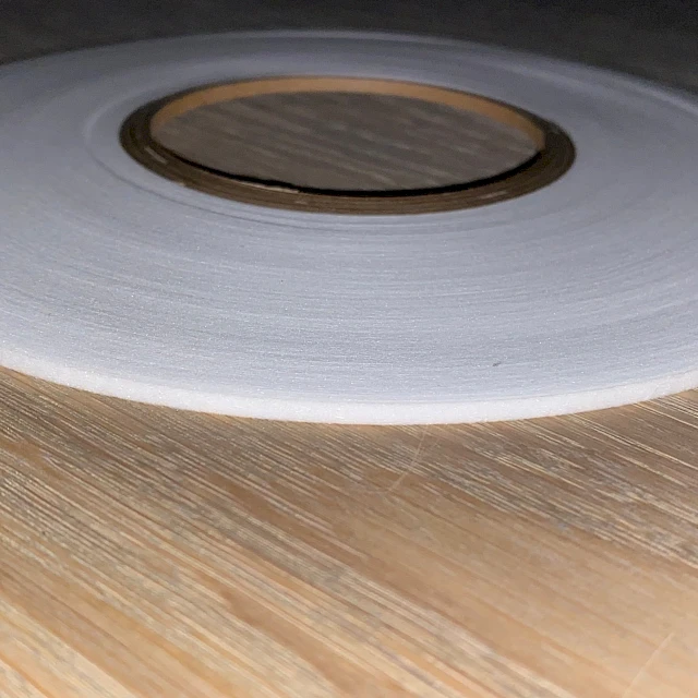 White pancake roll on wood