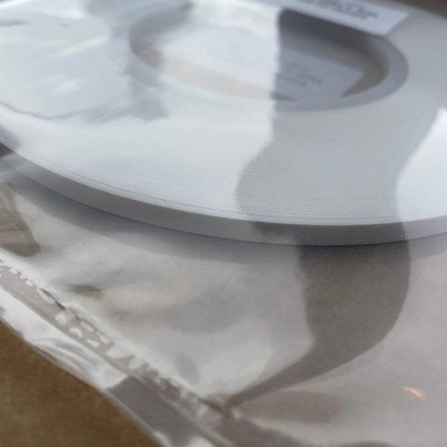 White tape roll in clear bag