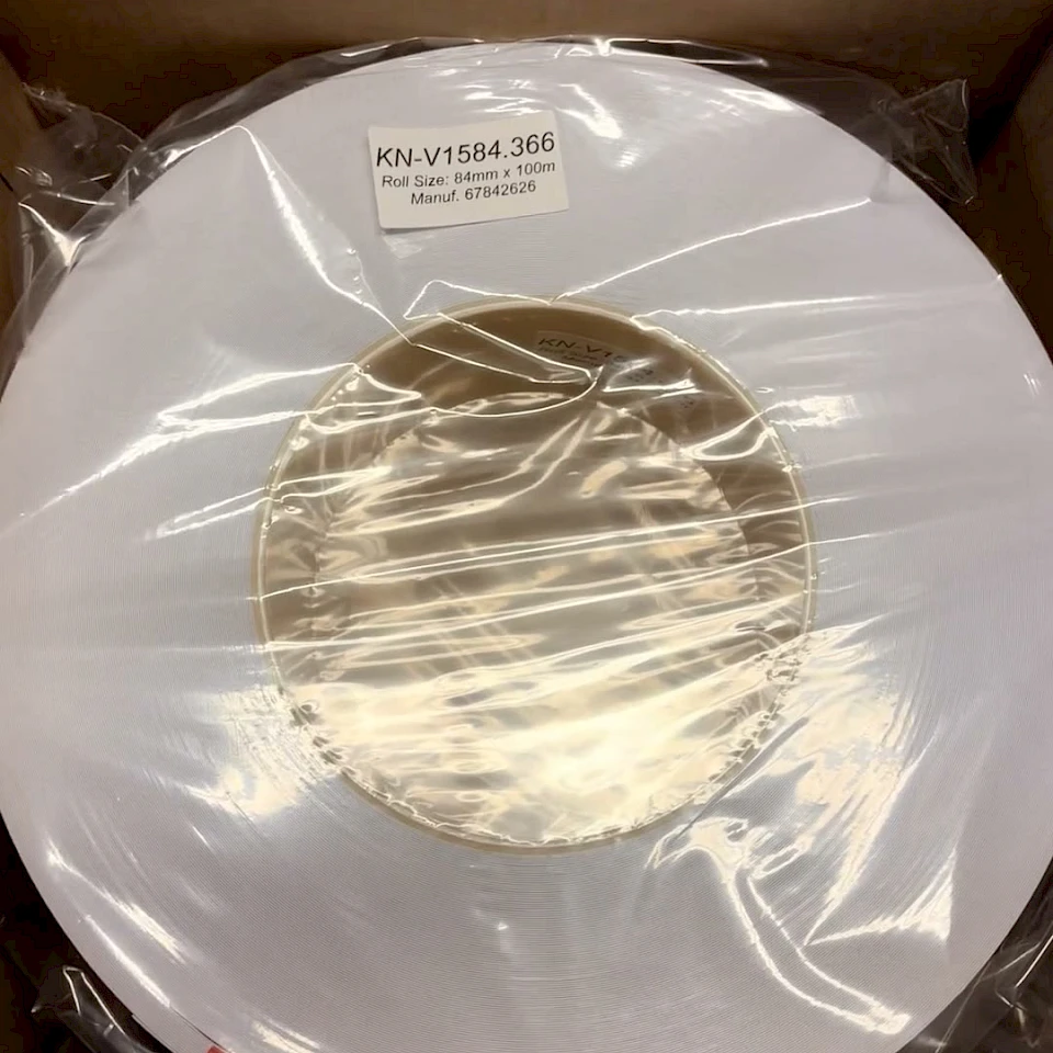 Wrapped KN v1584 roll in box